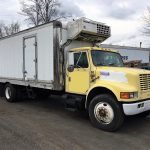 Refrigerated Box Truck International 4900 24 foot box truck for sale