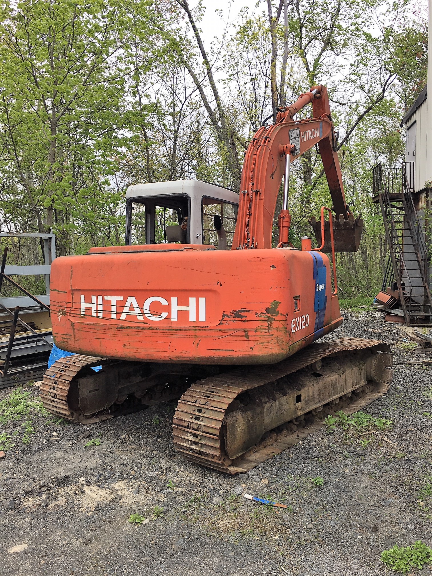 Hitachi Ex 120 2 Excavator 18500 Sold United Exchange Usa