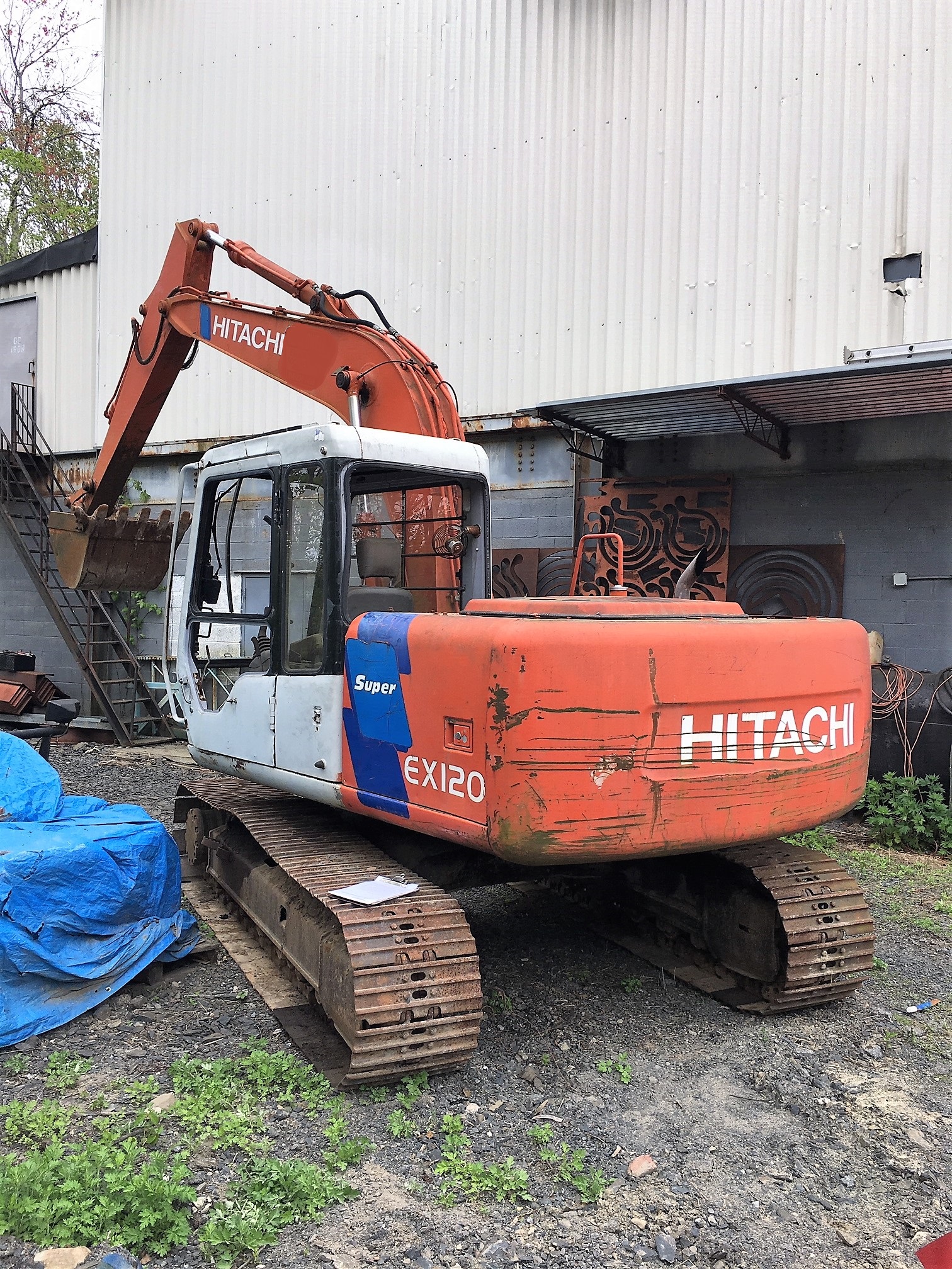 Hitachi Ex 120 2 Excavator 18500 Sold United Exchange Usa