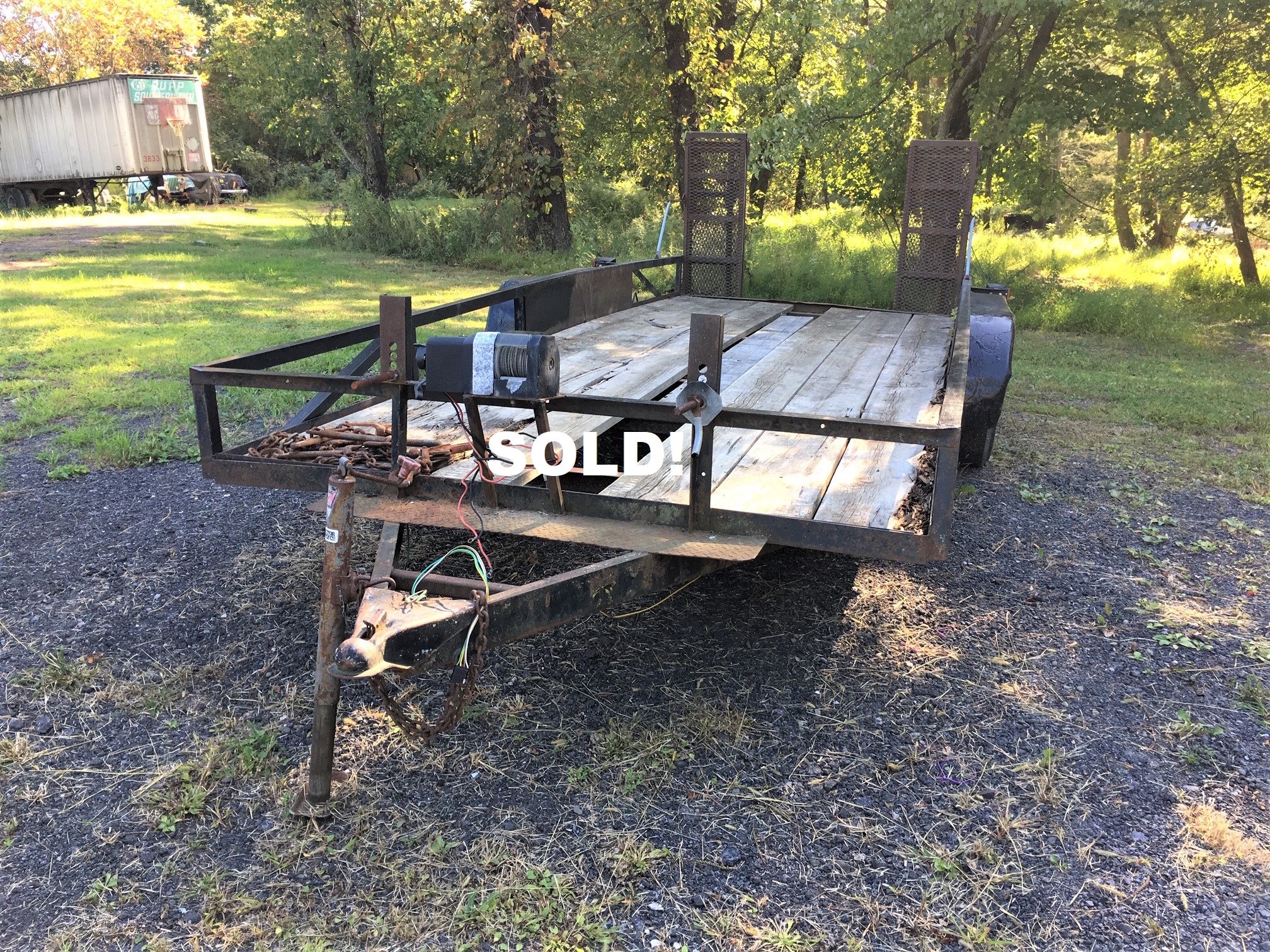 Landscape Trailer. Sold!