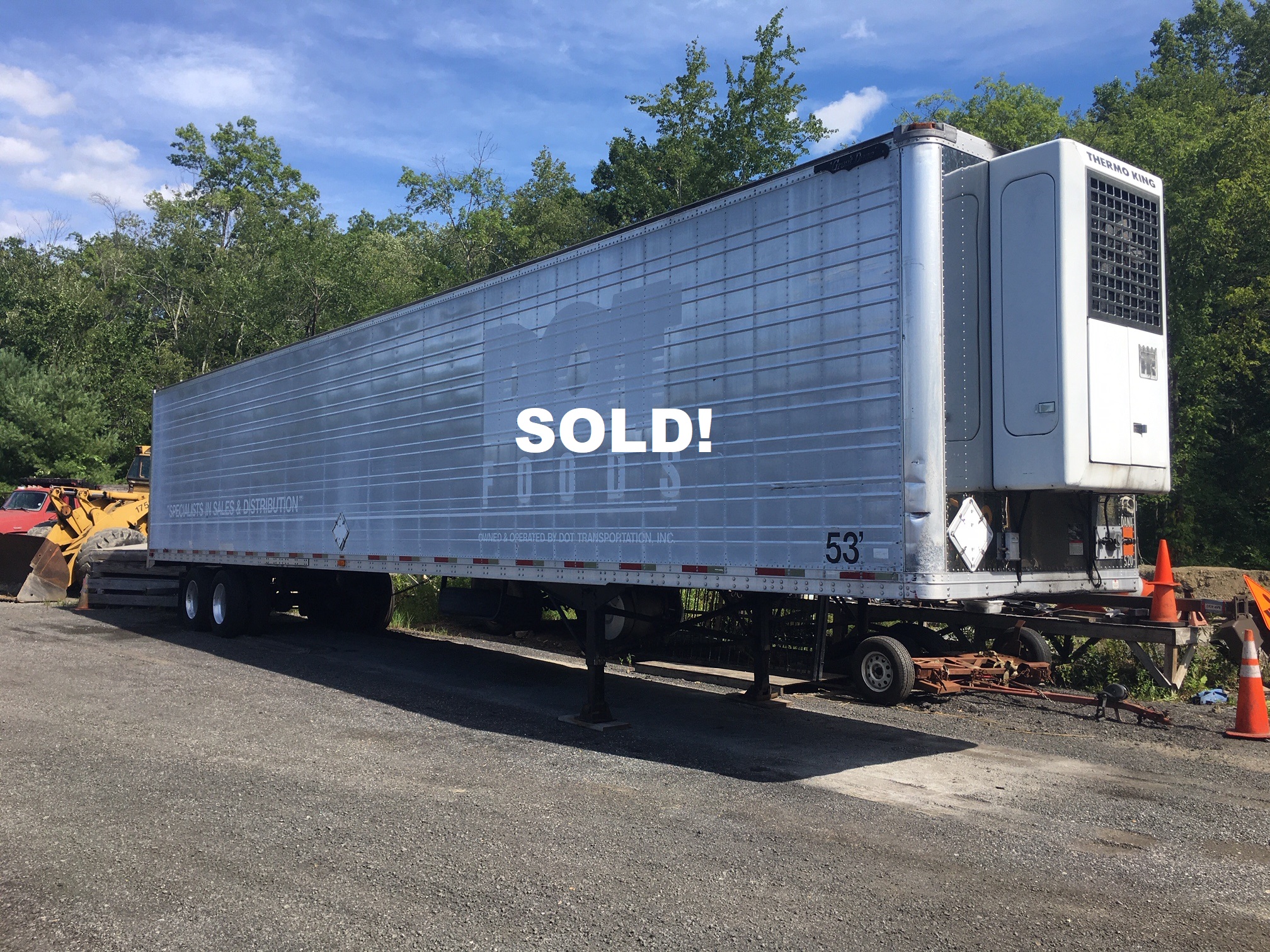 For Sale 53' refrigerated trailer $6'500 SOLD!