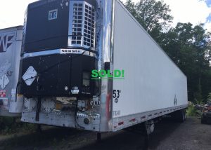 53' Refrigerated Commercial Trailer. 1998 Utility brand class A reefer trailer. It has a Thermo King (58 III SR+) refrigeration unit that runs and cools well. It has good tires and is ready for a load.