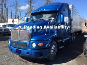 Kenworth T-2000 Semi Tractor. Year 2008 truck tractor with 700 k Miles on a Cummins ISX 400 ST 6 cylinder engine. It has a Fuller Eaton 13 speed transmission and DSP 40 rear axle and 3.55 rear axle ratio. The scale for the truck is 18'290 lbs and has a GVWR of 50'000 lbs. It has the aluminum wheels, engine break, cruse control, heated mirrors, locking hubs, JVC AM/FM/CD/MP3 stereo player, AC and newer batteries.