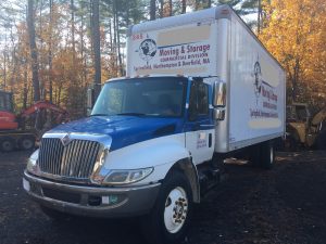 Dry van box truck for sale.