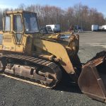 Caterpillar 973 Track Loader. 1994 turbo diesel 3306 engine with 210 horse power. Operating weight is 54'899 lbs. it's has a full height dump clearance of 10.96 ft. in. It's length is 23.37 ft. in. with bucket on the ground. the height is 11.24 ft. in. to top of cab. Left side track final drive does not work. Otherwise the track loader runs and operates as it should.