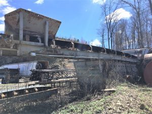 Seco Horizontal Vibrating Screener. A 5' x 16' triple deck type F screener.