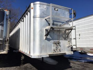 Used mulch trailer for sale.