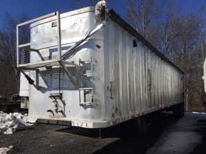 Wood chip semi trailer for sale.