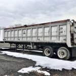30 foot by 96 end dump trailer for sale.