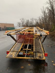 Used Freightliner auto transport unit for sale.