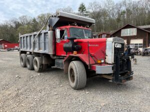 1973 Autocar double frame truck for sale.