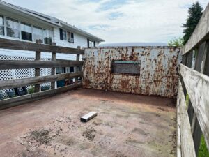 used 1990 International flatbed work truck for sale.