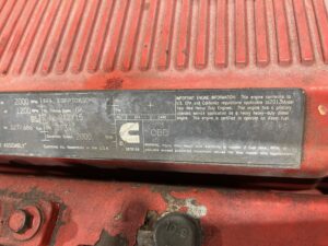 Cummins ISX15.