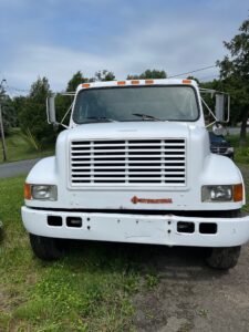 International flatbed work truck for sale.