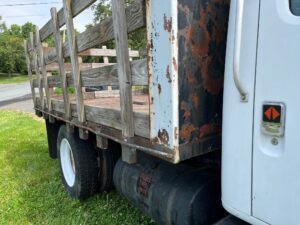 International flatbed work truck for sale.