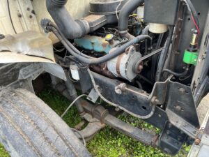 International flatbed work truck for sale.
