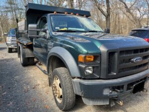 Ford F550 dump truck for sale.
