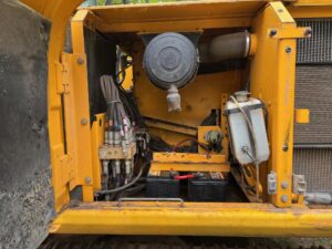 JCB track hoe for sale.