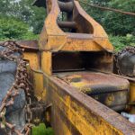 John Deere 640D Log Skidder: 1987 JD 640d cable log skidder with a John Deere 6-414t engine re-sleeved in the early 2000s. It has 28,632 total hours on the machine. The transmission is a power shift with 8 forward and 4 reverse gears. It has articulated frame steering. The foot brake is a week and may need attention. The hand brake works fine. The John Deere 640d logging skidder is chained up! It has an operating weight of 20,180 lbs, a wheelbase of 113 inches, and a 19.2-inch clearance.