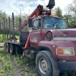 1997 Ford L9000 Tri-Axle Log Truck for sale Catskill NY.