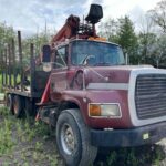 1997 Ford L9000 Tri-Axle Log Truck for sale Catskill NY.