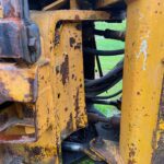 John Deere 640D Log Skidder: 1987 JD 640d cable log skidder with a John Deere 6-414t engine re-sleeved in the early 2000s. It has 28,632 total hours on the machine. The transmission is a power shift with 8 forward and 4 reverse gears. It has articulated frame steering. The foot brake is a week and may need attention. The hand brake works fine. The John Deere 640d logging skidder is chained up! It has an operating weight of 20,180 lbs, a wheelbase of 113 inches, and a 19.2-inch clearance.