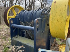 rebuilt pioneer jaw crusher 42 x 24 feed opening. New cheek plates and dies.