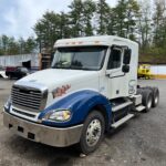 1987 Freightliner Columbia Semi Truck. This truck features a Detroit Diesel Series 600 engine, which currently has a spun bearing. It is equipped with an Eaton Fuller 10-speed transmission. Other features include an engine brake, cruise control, an air-ride driver's seat, and heated mirrors. control, an air-ride driver's seat, and heated mirrors. 