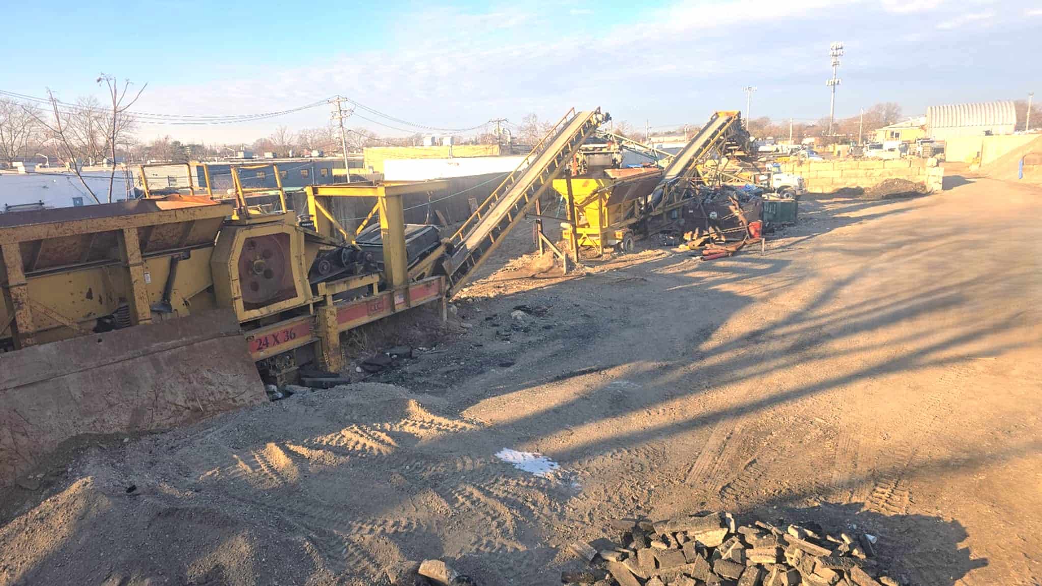 Stone and Rock crushing equipment for sale. Great running equipment, turn-key operation.