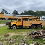 Used 2000 International bucket truck for sale.