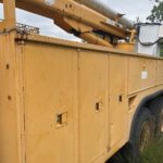 For sale, 2000 International 4900 forestry bucket truck.