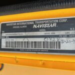 2000 International 4900 bucket truck for sale.