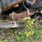 Mack r model truck cab for sale. The truck has a 237 maxidine engine and a 6 speed transmission.