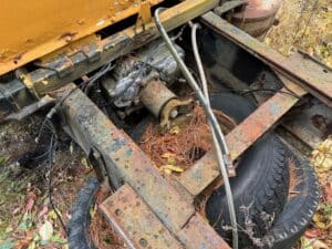 Mack R model cab, engine, and transmission for sale.