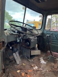 1973 Mack cab & engine cut-off for sale.