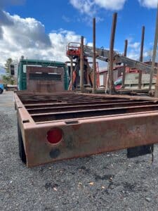 For Sale, Mack renault truck. Steel flatbed delivery truck. turbo 6 cyl engine.