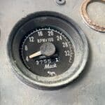 Mack r model truck cab for sale. The truck has a 237 maxidine engine and a 6 speed transmission.