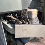 Mack R model cab, engine, and transmission for sale.