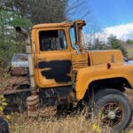 Mack R model cab, engine, and transmission for sale.