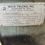 Mack R model cab, engine, and transmission for sale.