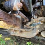 Mack R model cab, engine, and transmission for sale.