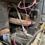 1973 Mack cab, motor, and 6 speed transmission for sale.