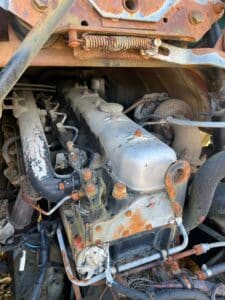 Used Mack Renault cab & chassis truck with a 6 cylinder turbo Mack diesel engine and a 5 speed transmission for sale.