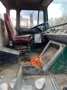 For Sale, Mack renault truck. Steel flatbed delivery truck. turbo 6 cyl engine.