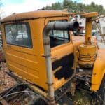 Mack R model cab, engine, and transmission for sale.