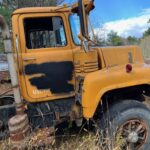 Mack R model cab, engine, and transmission for sale.