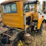 Mack R model cab, engine, and transmission for sale.