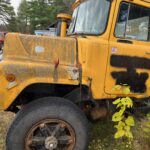 1973 Mack cab, motor, and 6 speed transmission for sale.