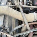 Used 1990 Mack Renault 6 cylinder flatbed work delivery truck for sale.