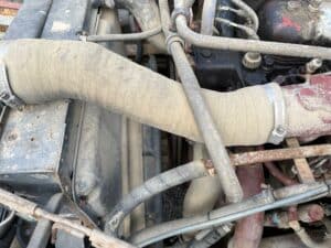 Used 1990 Mack Renault 6 cylinder flatbed work delivery truck for sale.